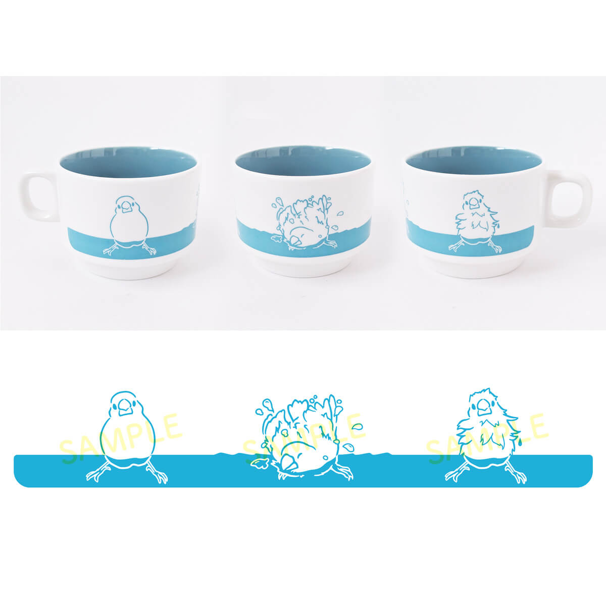 母の日 ギフトセット 文鳥マグカップ コーヒーカップ 珈琲 文珈堂 日々ぶんちょう イラスト集 雑貨 文鳥グッズ専門店
