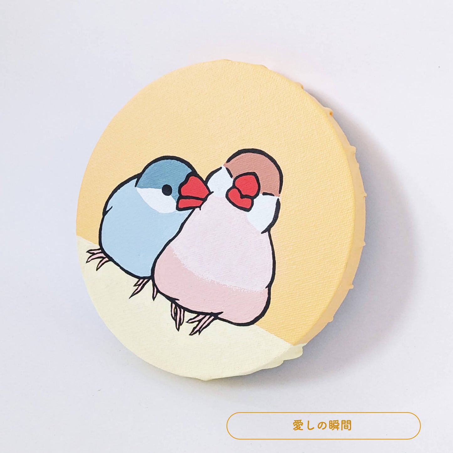 【文鳥の日(10/24)~28日迄】日々ぶんちょう初個展★原画フレークシール