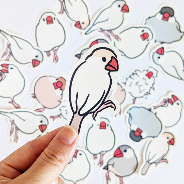 [Water resistant] Sparrow sticker (small)