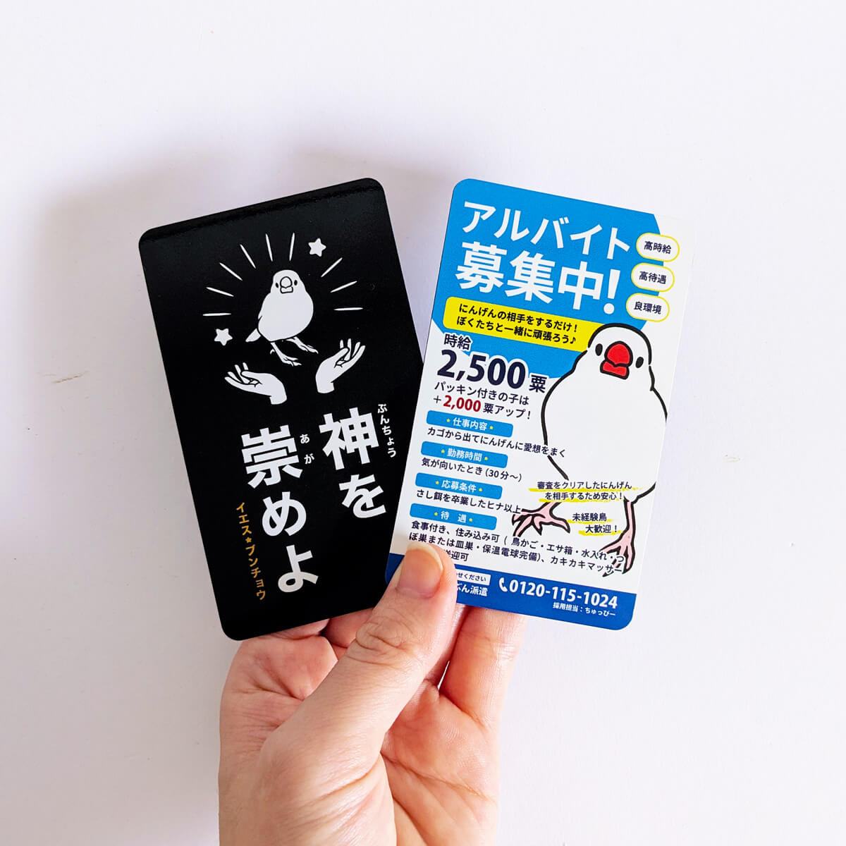 文鳥 ポスター風マグネット ひびぶんフェス2024 日々ぶんちょう 雑貨