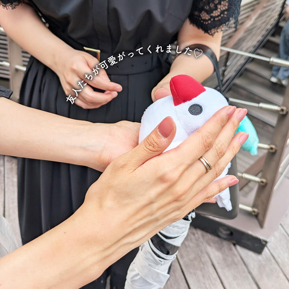 文鳥ぬいぐるみ つれてってぶんちょう つれぶん 文鳥グッズ専門店 日々ぶんちょう