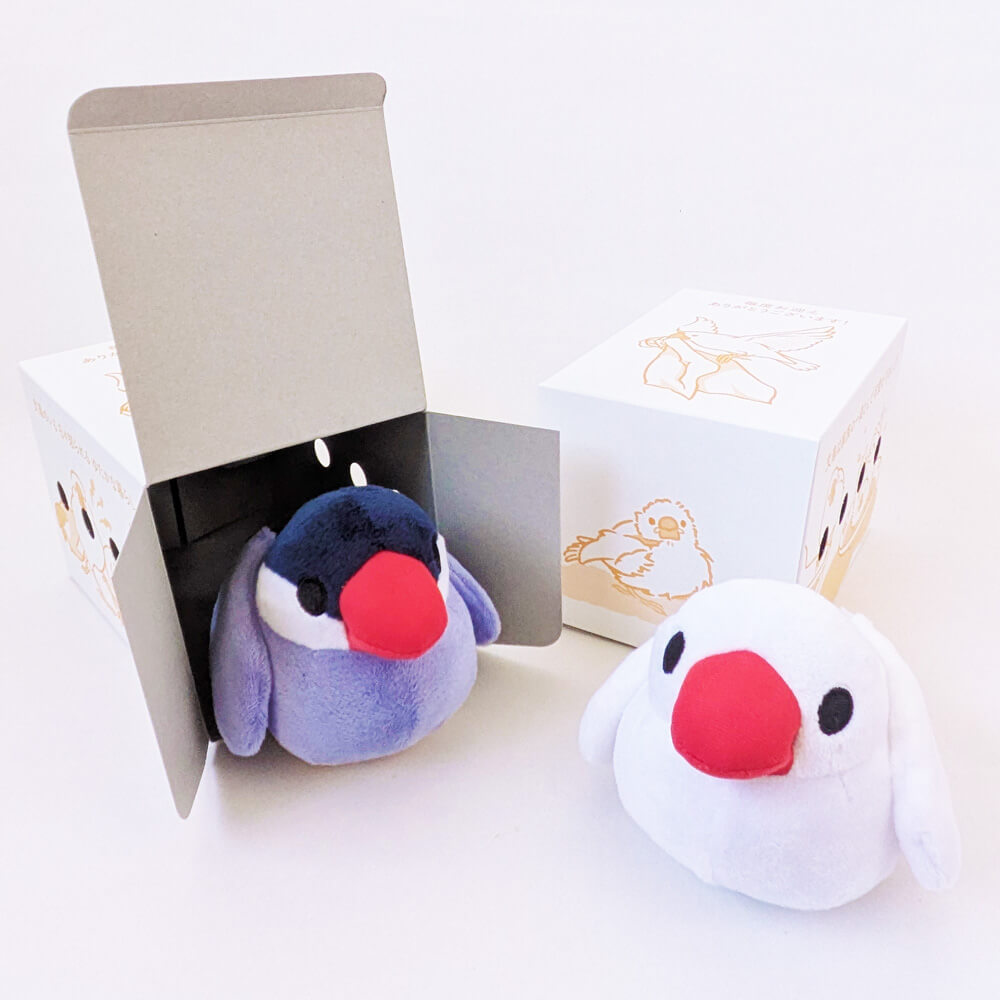 文鳥ぬいぐるみ つれてってぶんちょう つれぶん 文鳥グッズ専門店 日々ぶんちょう