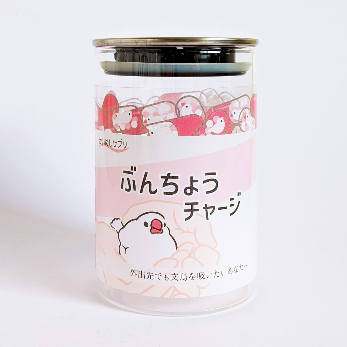 文鳥 サプリメントボトル 「ぶんちょうチャージ」 小物入れ 日々ぶんちょう 雑貨